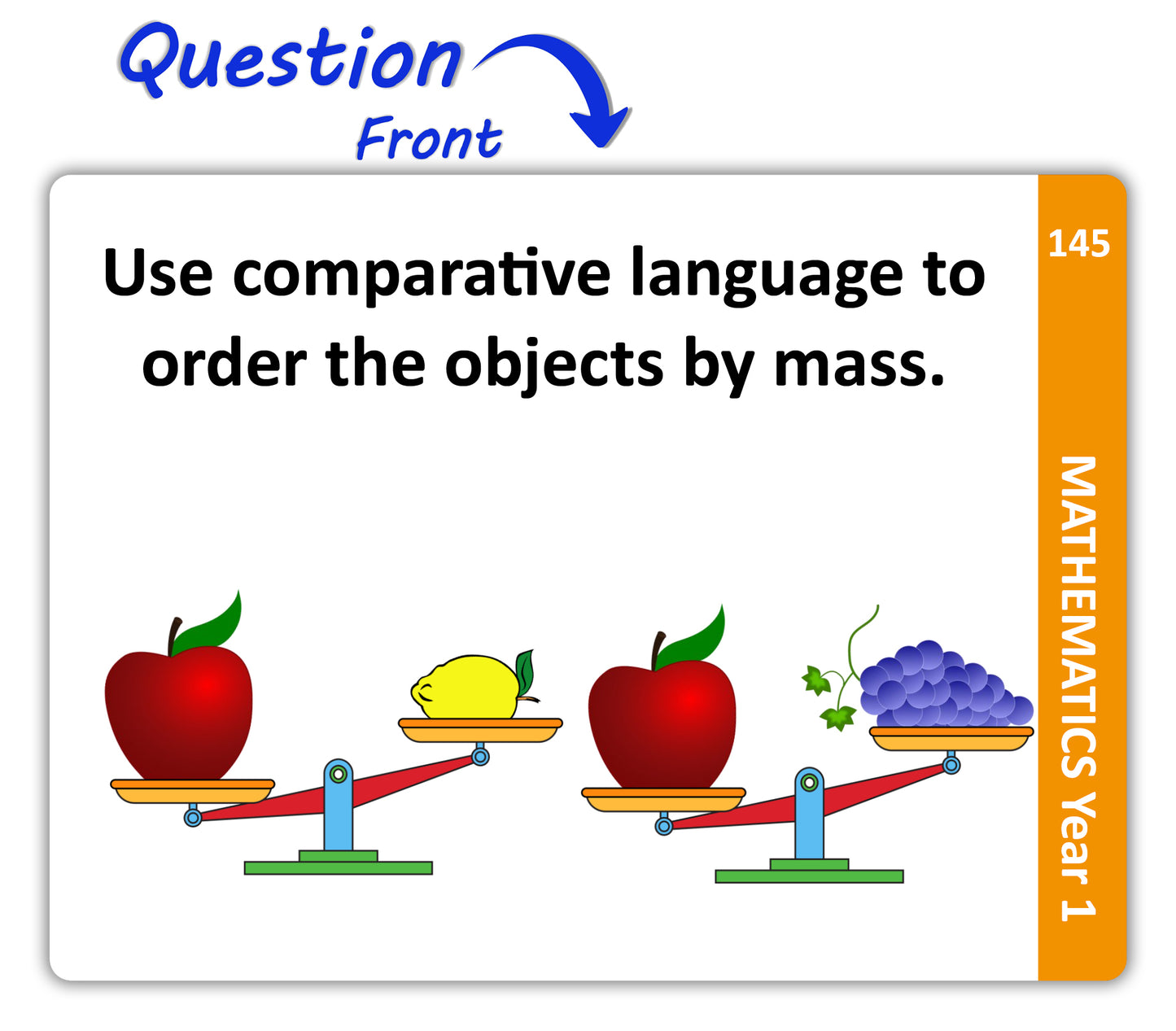Maths Flash Cards (Year 1)