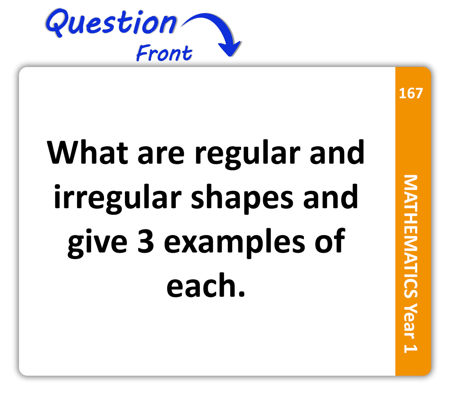 Maths Flash Cards (Year 1)