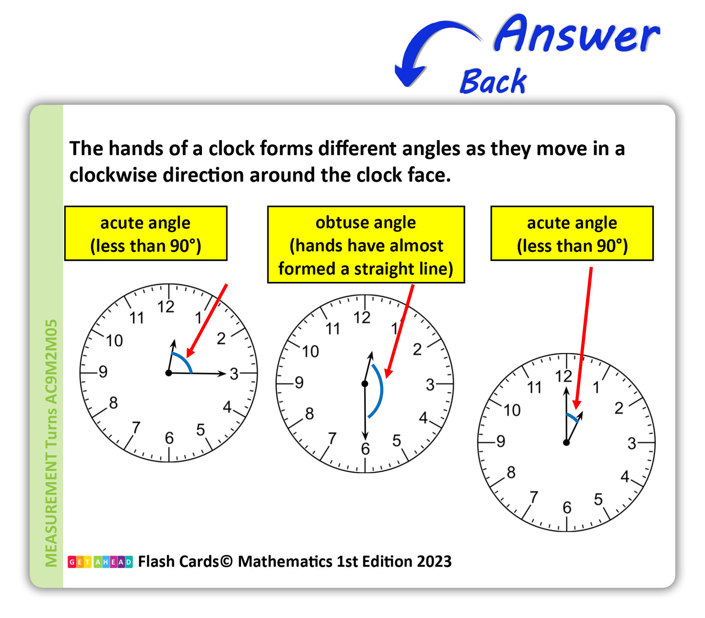 Maths Flash Cards (Year 2)