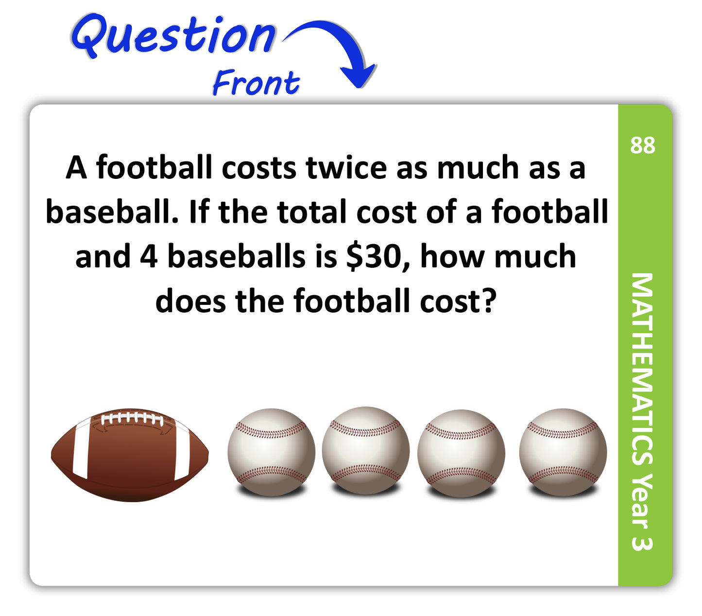 Maths Flash Cards (Year 3)