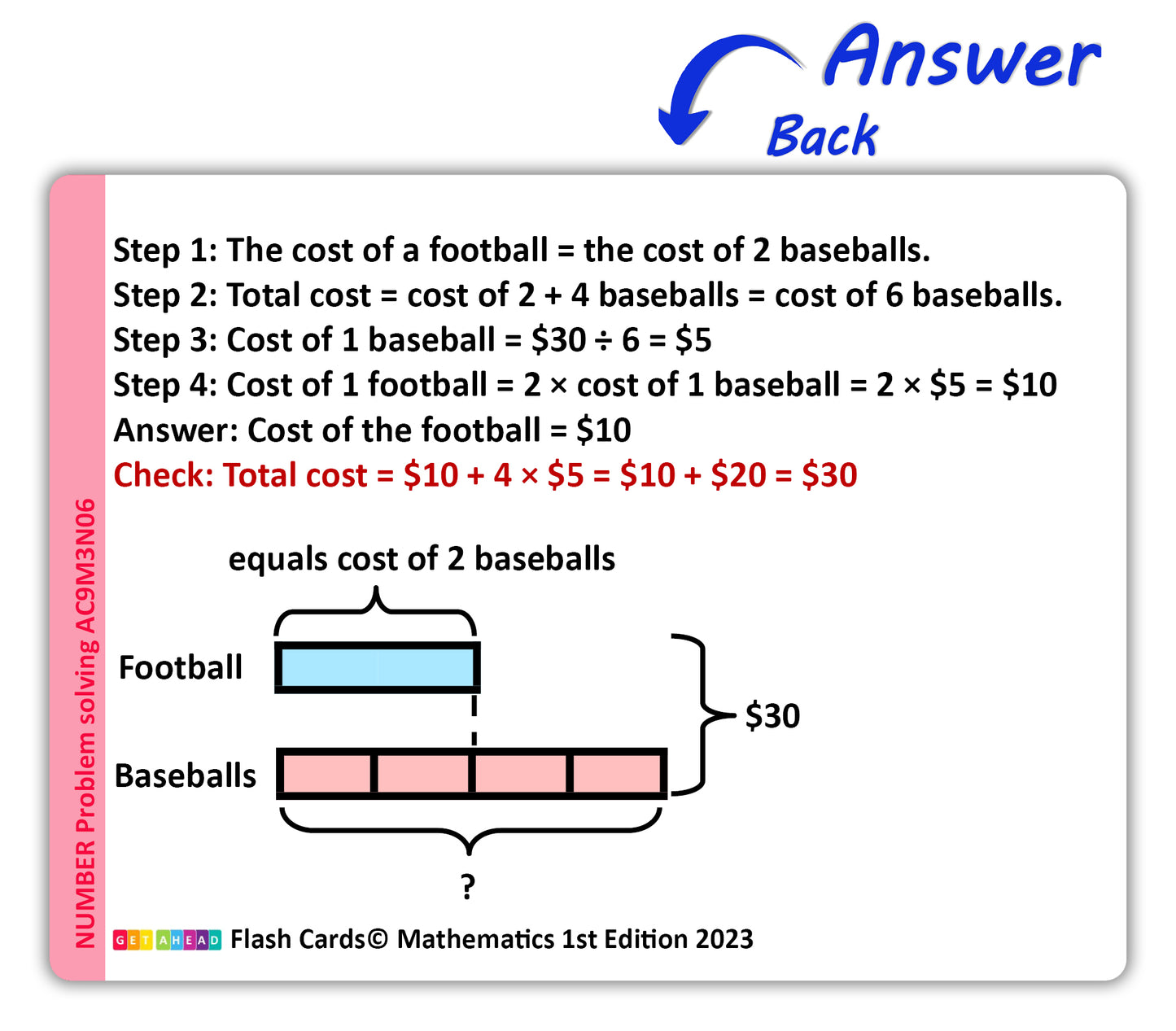 Maths Flash Cards (Year 3)