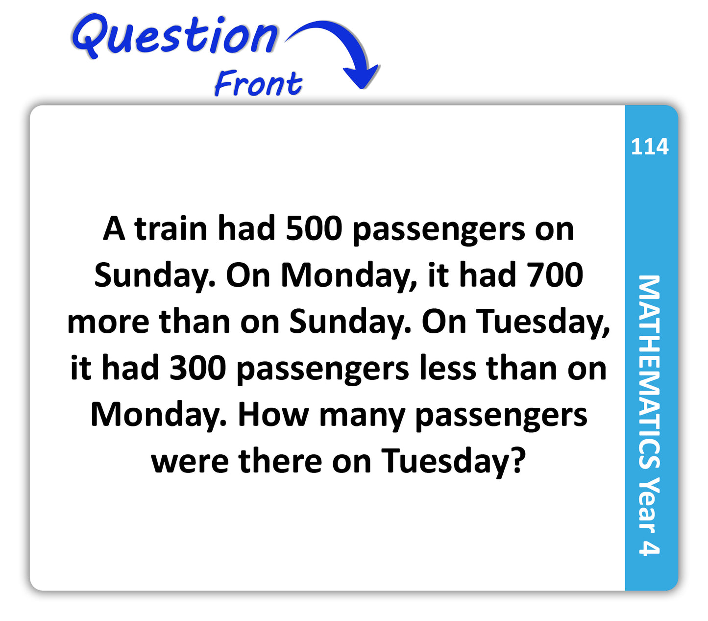 Maths Flash Cards (Year 4)