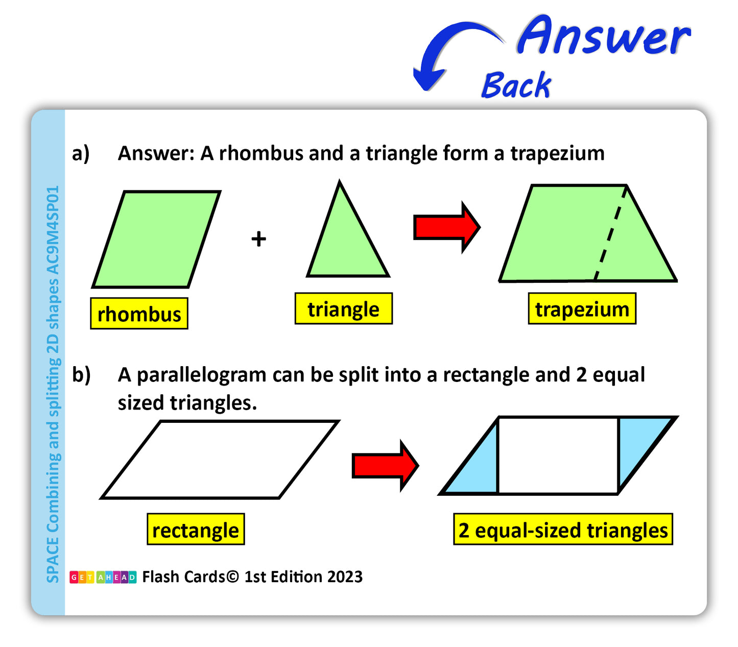 Maths Flash Cards (Year 4)