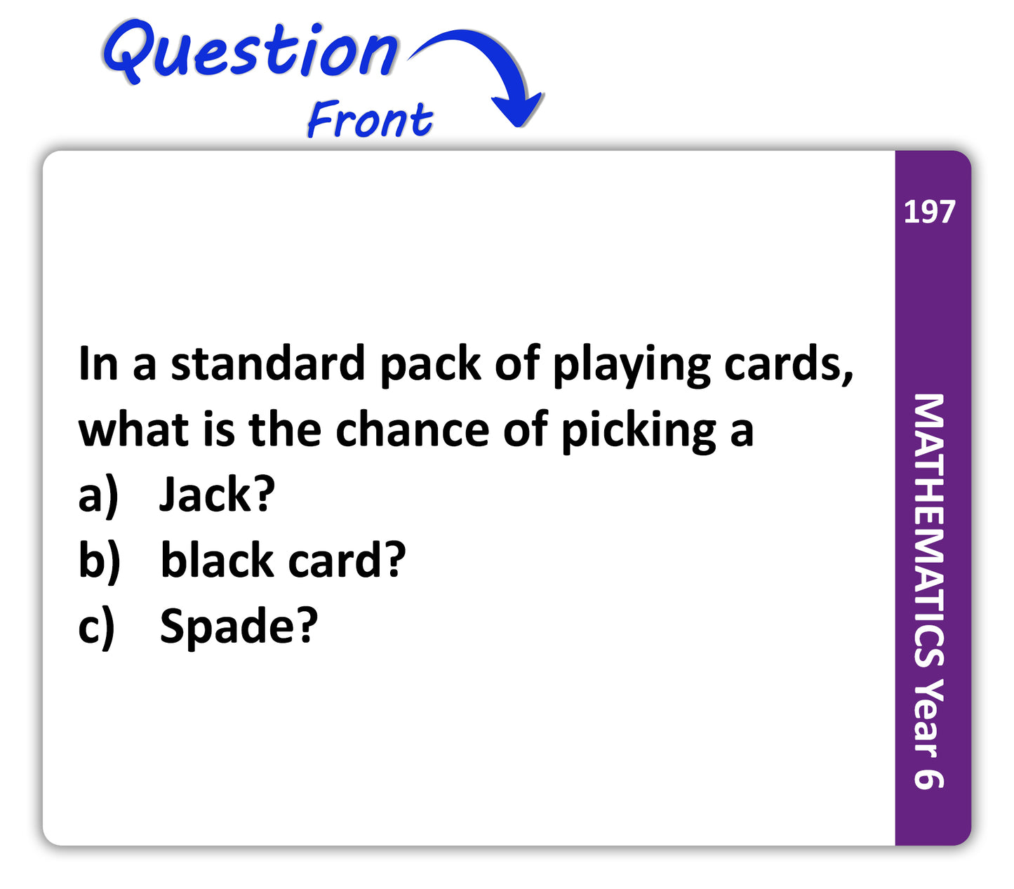 Maths Flash Cards (Year 6)