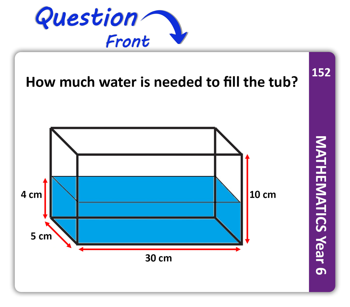 Maths Flash Cards (Year 6)