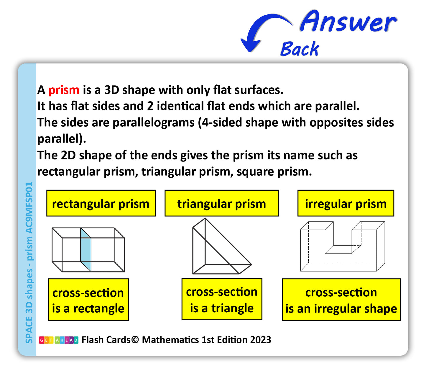 Maths Flash Cards (Foundation)